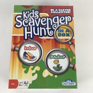 Kids Scavenger Hunt In A Box Indoor Outdoor Activity Game Outset 2021 Sealed